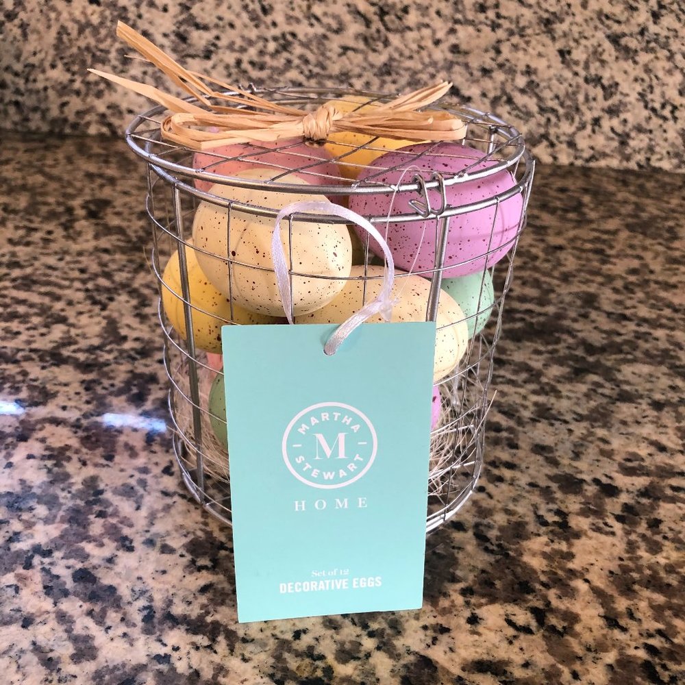 Martha Stewart Decorative Spring Easter Eggs